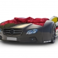 Объемная кровать машина Roadster Мерседес Черный с удобной инструкцией