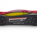 Объемная кровать машина Roadster Ауди Черная по отличной цене