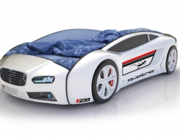 Объемная кровать машина Roadster Ауди Белая купить в наличии в Санкт-Петербурге