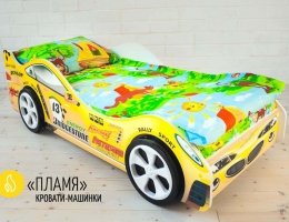 Детская кровать - машина ПЛАМЯ купить в наличии в Санкт-Петербурге