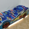 Детская кровать - машина ТАЧКА СИНЯЯ (Молния Маквин) Бельмарко с профессиональной сборкой