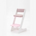Растущий стул Бемби Бело-розовый с удобной инструкцией